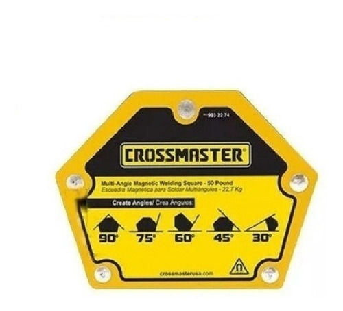 Escuadra Crossmaster Magnetica Multiangulo 11 Kg