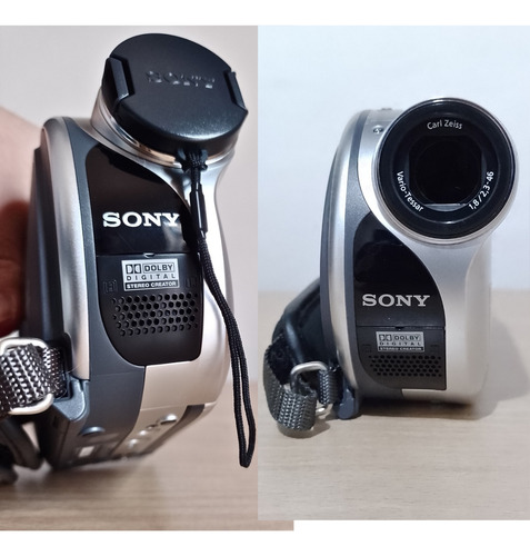 Cámara De Video Sony Handycam Dcr-dvd 105+dvd-rw+accesorios Plata/gris Claro (Usado)