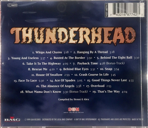 Thunderhead - The Whole Decade - Cd Importado Lacrado