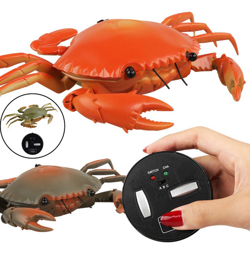 Usb Recargable Rc Modelo De Cangrejo Juguete De Verde