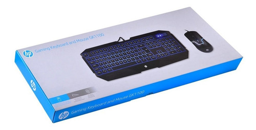 Imagem 4 de 4 de Kit Teclado E Mouse Usb Gamer Gk1100 Preto