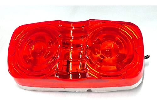 Foco Led Trocha Rojo Lateral Tipo 8 Multivoltaje Ramplas