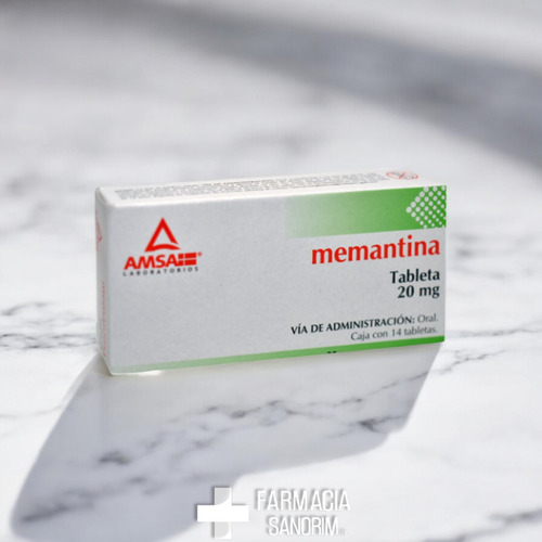 Memantina 20 Mg Caja Con 14 Tabletas Amsa Laboratorios