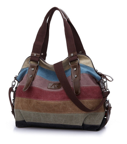 Bolso Para Mujer, Lona Original Grande