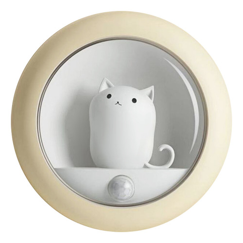Linda Luz Nocturna De Gato Para: 2 Niveles De Brillo Y