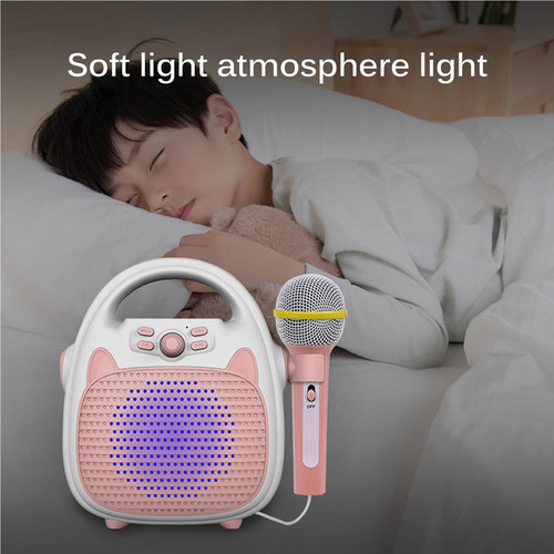 Yu Máquina De Micrófono For Rincón Infantil Con Luces