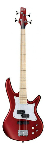 Baixo elétrico vermelho de 4 cordas Ibanez Sr Mezzo Srmd200 Cam