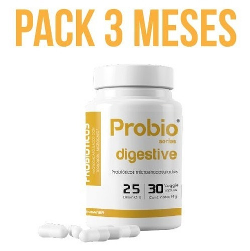 Probiótico 25 Billones Digestive 90 Cápsulas (3 Meses)