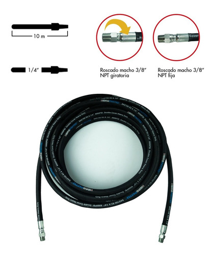 Imagen 6 de 9 de Hidrolavadora Ind. En Chasis 5hp 3f 2500psi Cabezal Italiano