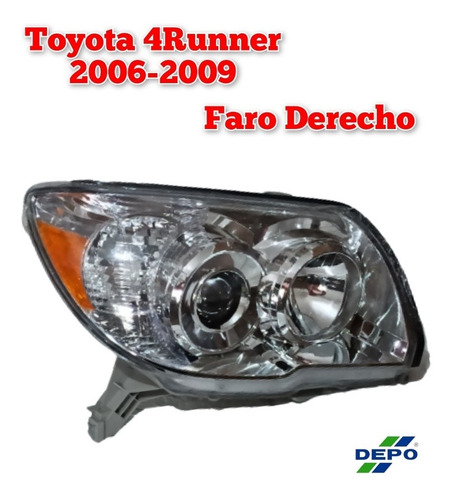 Faro Derecho 4runner 2006 2007 2008 2009