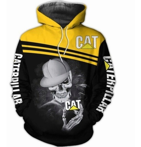 Sudadera Con Capucha Para Motocicletas, Diseño De Caterpilla