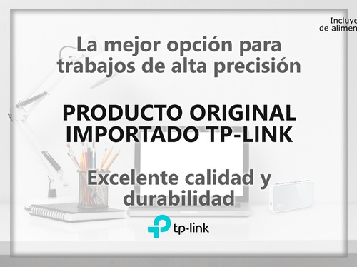 Imagen 4 de 5 de Switch Tplink Tl-sf1005d 5 Puertos Rj45 10/100mbps Mdi/mdix
