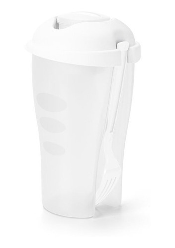 Kit 30 Und Copo Salada C /garfo Sup. P/ Molho Personalizado