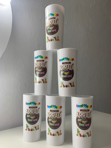 Copos Long Drink Branco Personalizados
