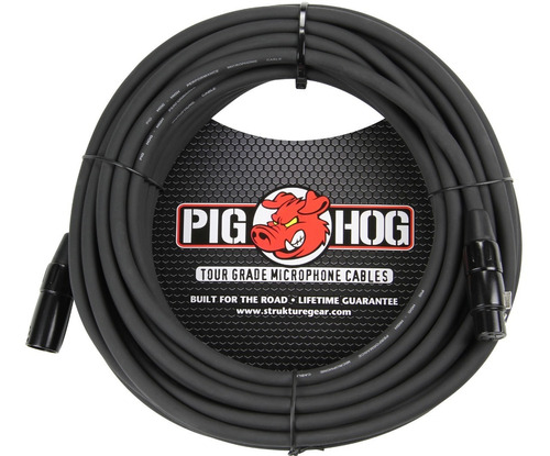 Pig Hog Phm100 Cable Xlr De 30 Metros Para Micrófono