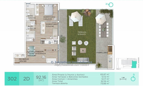 Imagen 2 de 7 de 2 Dormitorios Y Garage - Excelente!