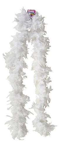 Accesorio Del Traje De La Boa De Plumas De Economy 6 White