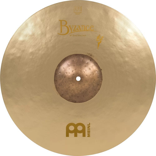 Imagen 2 de 4 de Platillo Meinl Byzance 18 Sand Thin Crash Benny Greb B18satc
