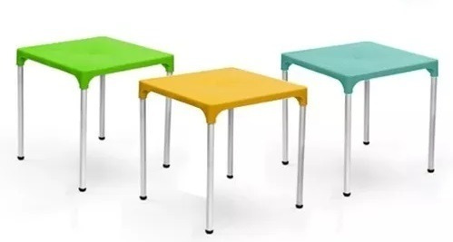 Imagen 3 de 7 de Mesa Lupe Plastica Exterior Apilable + Envío Sin Cargo Caba