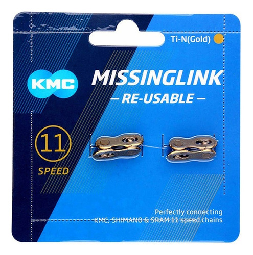 Kit Conectores Cadena Kmc Missinglink 11v Gold