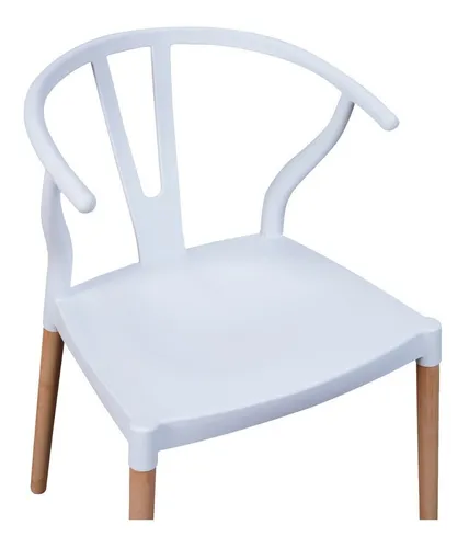 Silla Wishbone Blanca