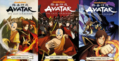 Avatar The Last Air Bender Humo Y Sombra 1 Y 2 Español Nuevo