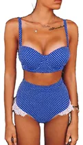 Comprar Mallas Bikini-traje De Baño Tiro Alto De Dama En Stock M-2xl