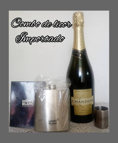 Combo De Vaso Shot, Licorera, Champaña Chandon (importada)