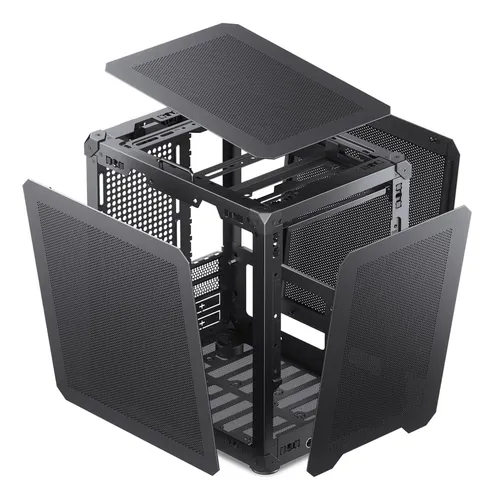 Jonsbo C6-itx Black Mini Itx Lidou Com A Caixa De Malha, Cha Negro