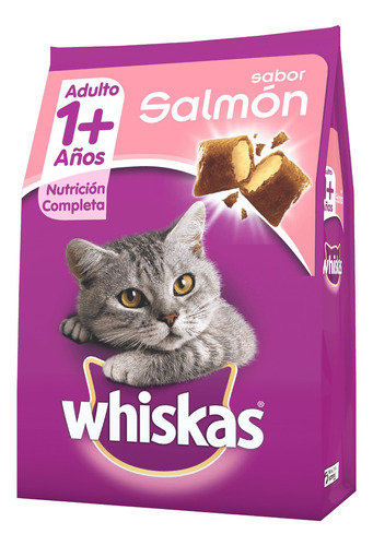 Alimento Whiskas 1+ Whiskas Gatos  para gato adulto sabor salmón en bolsa de 1 kg