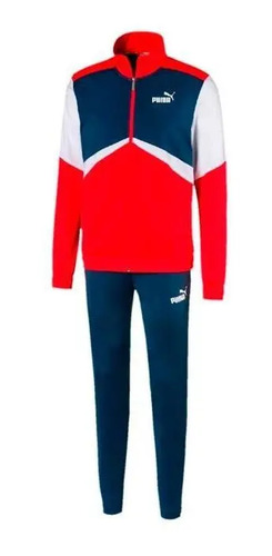 Conjunto Puma Cb Retro Tracksuit Azul Rojo Hombre 581599-11 | MercadoLibre