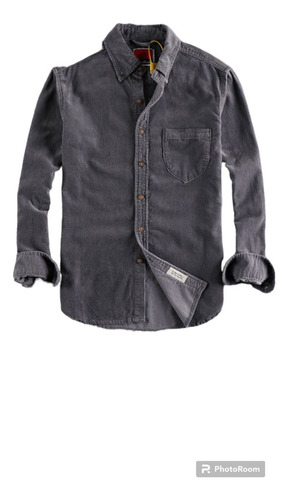 Camisa Hombre Trap Excelente Calidad Pana Casual Lisa