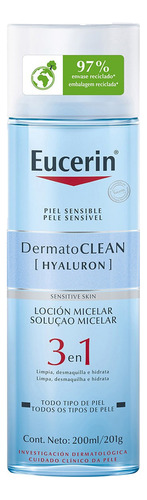 Eucerin DermatoCLEAN Loción Micelar Limpiadora Facial 200ml