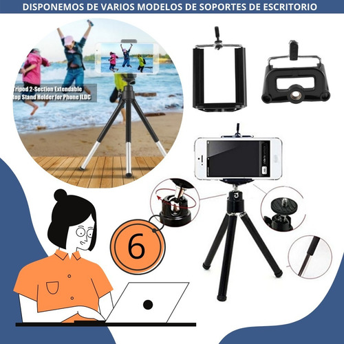 Soporte De Escritorio Celular Tablet iPad Flexible Resitente