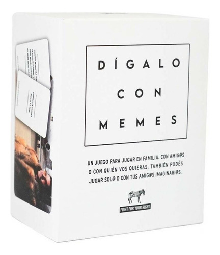 Imagen 1 de 3 de Juego de cartas Dígalo con memes 2021 Fight For Your Right