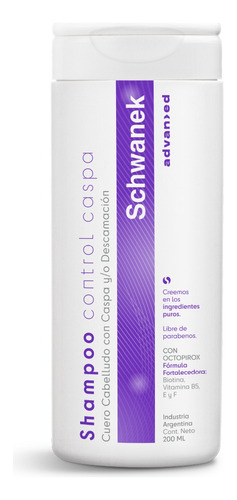 Shampoo Schwanek Control Caspa Advanced