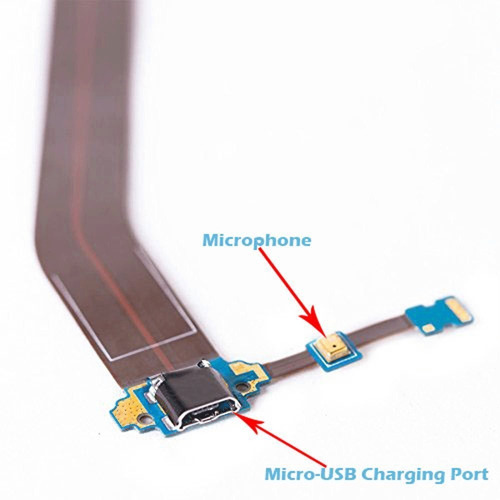 Omnirepairs Usb Base De Carga De Puerto Flex Cable Con Micro