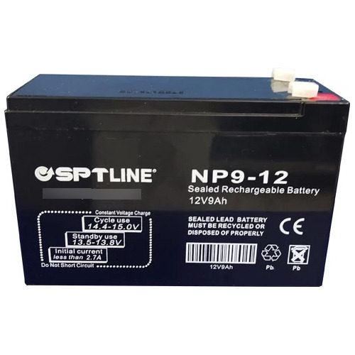 Batería De Gel Recargable Sptline 12v / 9ah