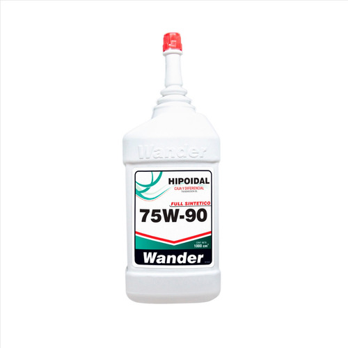 Aceite Transmisión Hipoidal Sintético 75w90 Wander X 1 Lt