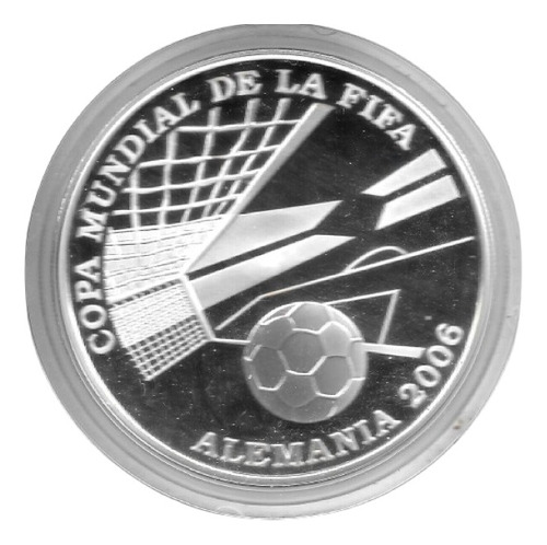 Paraguay Moneda De Plata Mundial Alemania 2006 Km 202 - Unc
