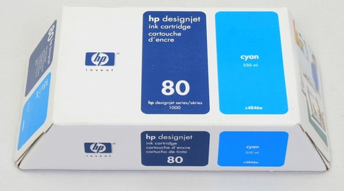 Cartucho De Tinta Hp 80 350ml Designjet Serie 1000 Cmyk