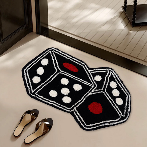 Alfombrilla De Baño Para Dados R Game, Absorbente Y Antidesl