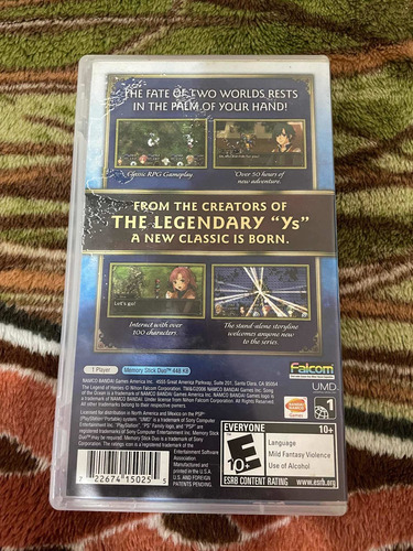 The Legend Of Heroes 3 Psp (Usado)