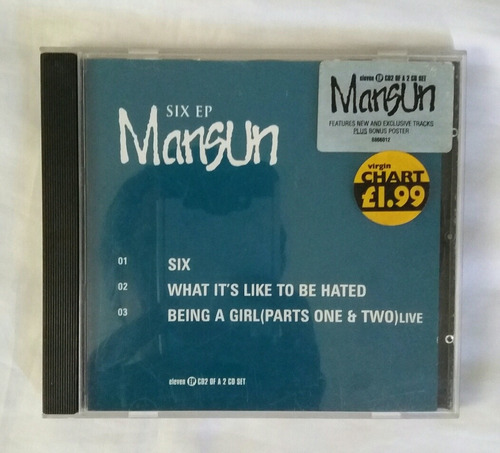 Mansun Six Ep Cd Poster Original Oferta 