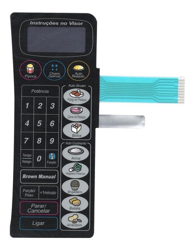 Membrana Teclado Microondas Panasonic Nn6958 / Nn 6958 Bh