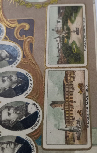 Tarjeta Postal Antigua Centenario Revolución De Mayo 1810 (Usado)