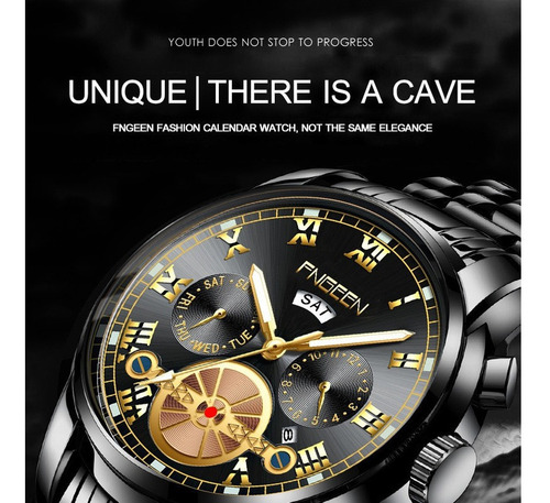 Reloj De Cuarzo No Mecánico Multifuncional Para Hombre