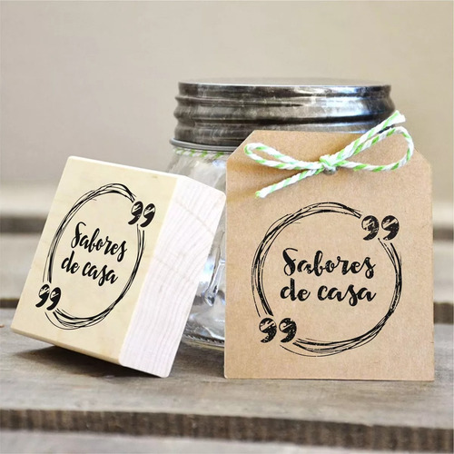 Promo! Sello 10x15 Cms + Almohadilla 10x15 Cms + Tinta 25cc Tinta Negro Exterior Marrón Claro