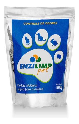 Enzilimp Pet Biodegrador - Tira Odor Urina Fezes  500g