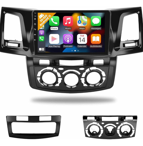 Radio Andorid Carplay Toyota Hilux Fortuner 2008-2017